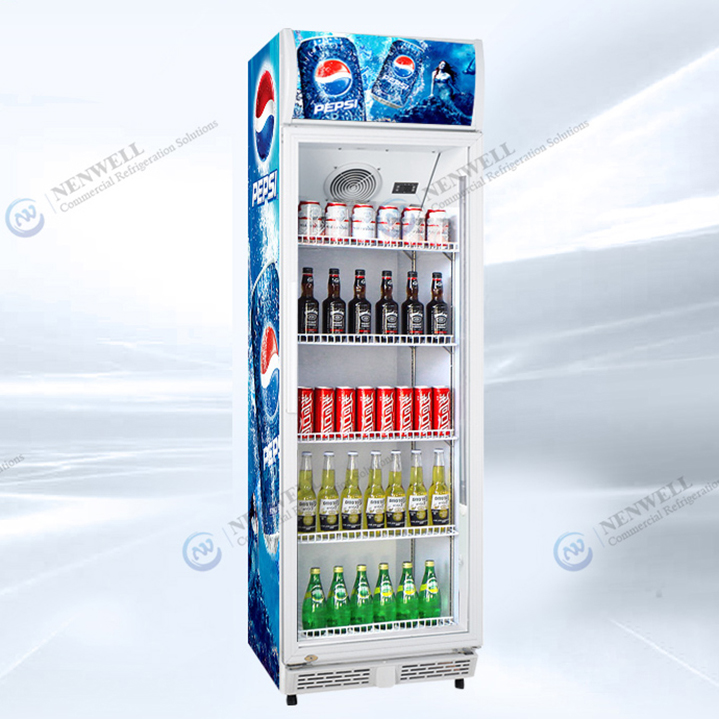 drink display cooler and display merchandiser